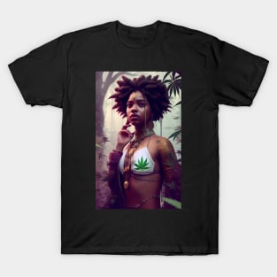 Abstract Rastafari Princess T-Shirt